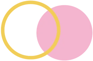 Overlapping Circles Graphic PNG image