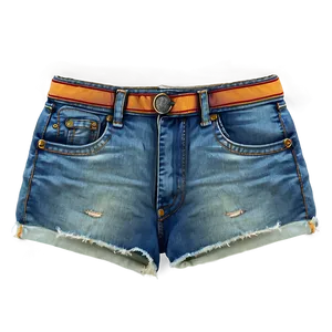 Oversized Denim Jorts PNG Cvx
