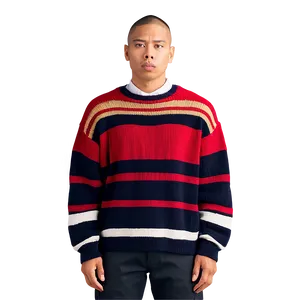 Oversized Red Sweater PNG 06292024
