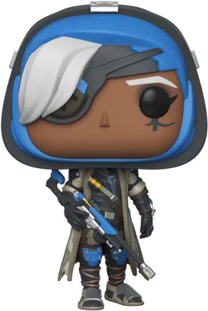 Overwatch Ana Funko Pop Figure PNG image