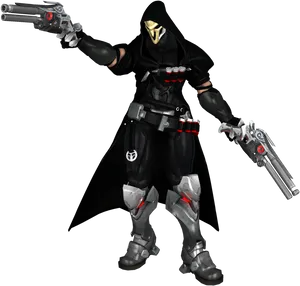 Overwatch_ Reaper_ Character_ Pose PNG image
