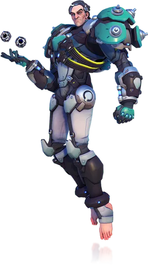 Overwatch Sigma Floating Character Render PNG image