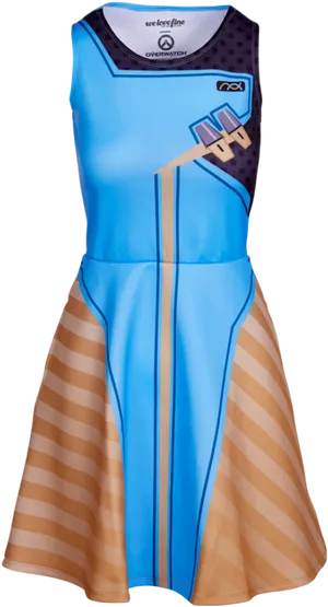 Overwatch Symmetra Themed Dress PNG