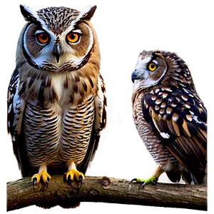 Owl Bird Night PNG 05032024