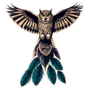 Owl Neck Tattoo Selections Png 06122024 PNG image