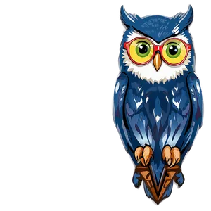 Owl With Glasses Png 05062024 PNG image