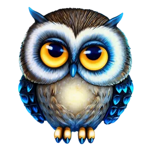 Owl With Moon Png Ybb61 PNG image