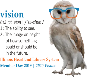 Owlwith Glasses Vision Concept