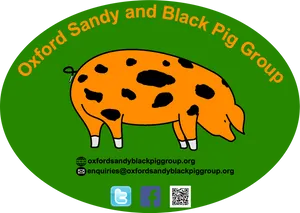 Oxford Sandy Black Pig Group Logo PNG image