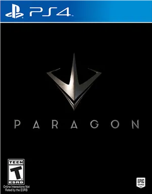 P S4 Paragon Game Cover Art PNG image