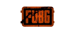P U B G Game Logo Distressed Design PNG image