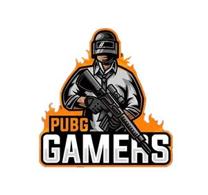 P U B G Gamers Logo Flame Background PNG image
