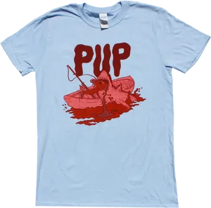 P U P Band Shark Boat Tshirt Design PNG