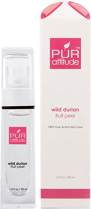 P U Rattitude Wild Durian Fruit Peel Skincare Product PNG image