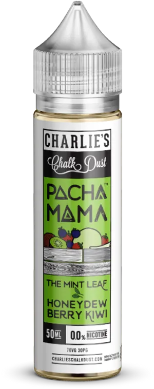 Pacha Mama Mint Leaf Honeydew Berry Kiwi Vape Juice PNG image