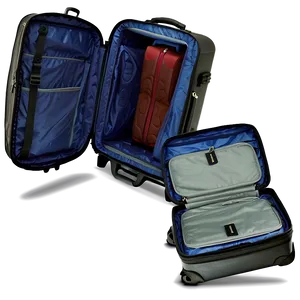 Packed Open Suitcase Png Vej PNG image