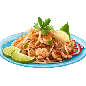Pad Thai With Bean Sprouts PNG Dsu