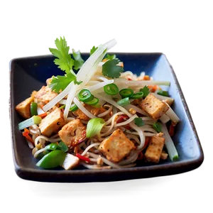 Pad Thai With Crispy Tofu PNG Oyd PNG