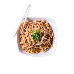 Pad Thai With Homemade Noodles Png 06252024 PNG image