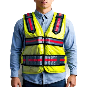 Padded Safety Vest PNG Mse
