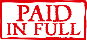 Paid In Full Stamp PNG image