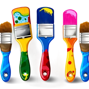 Paint Brush For Kids PNG 56