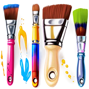 Paint Brush For Kids PNG Ikt10