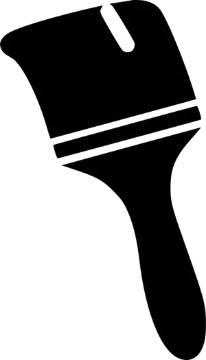 Paint Brush Silhouette Outline