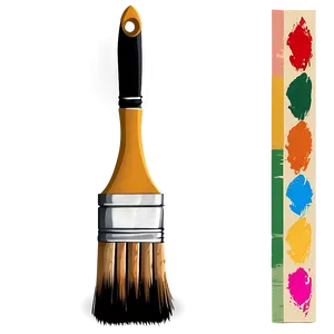 Paint Brush Silhouette PNG 05042024