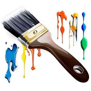 Paint Brush Splash Png Bwq PNG image