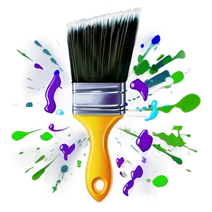 Paint Brush Splash PNG Hfw