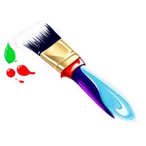 Paint Brush With Drip Png Wrb31 PNG image