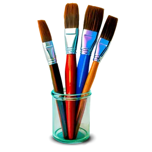 Paint Brushes In Jar PNG 45 PNG