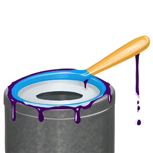 Paint Bucket Spill PNG 6