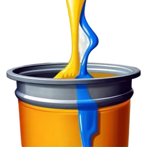 Paint Bucket Spill PNG Wks51