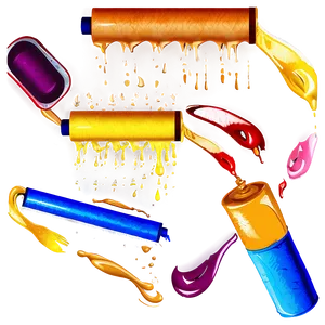Paint Roller Effect PNG Cfw
