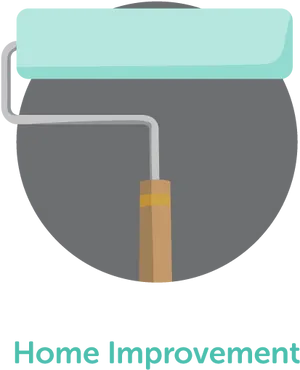 Paint Roller Home Improvement Graphic PNG