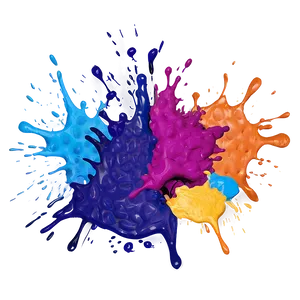 Paint Splash Artwork PNG Nvb83
