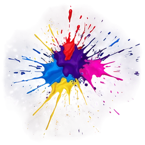 Paint Splash Artwork PNG Xxp