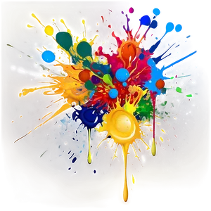 Paint Splash Background PNG 84