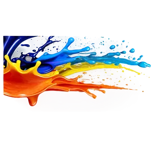 Paint Splash Frame PNG 91