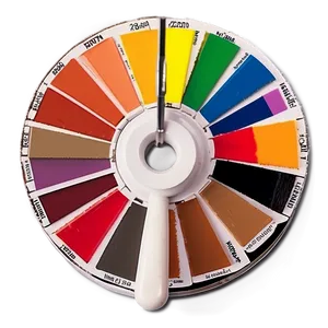 Paint Swatch Color Wheel Png 38 PNG image