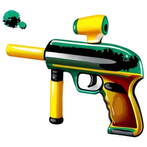 "paintball Gun PNG: Colorful Sport Equipment" 72