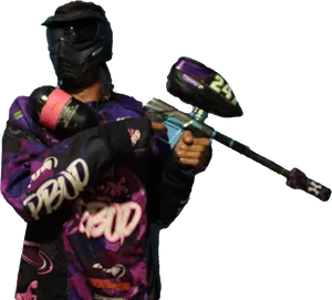 Paintball_ Player_ Ready_for_ Action PNG image