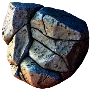 Painted Rock Wall PNG 06292024 PNG
