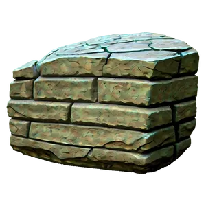 Painted Rock Wall PNG Hnd52 PNG
