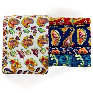 Paisley Fabric Print Png Bxb PNG image