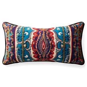 Paisley Throw Pillows PNG 06262024