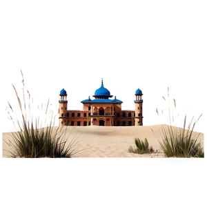 Palace Amidst The Sand Dunes PNG Vvs76