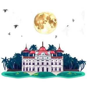 Palace Under The Harvest Moon PNG 06282024 PNG